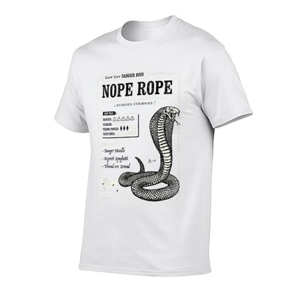 Nope Rope Print - Funny Snake  Easy-care T-Shirt