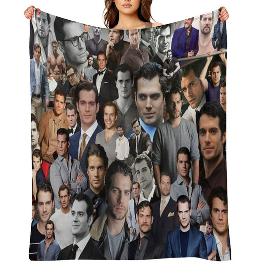 Henry Cavill Throw Blanket