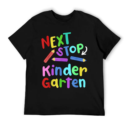 Next Stop Kindergarten Preschool Graduation 2025 Boy Girl T-Shirt