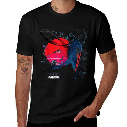 Star Wars Celebration Japan 2025 Key Art Darth Vader & Logo  Trendy Pattern T-Shirt