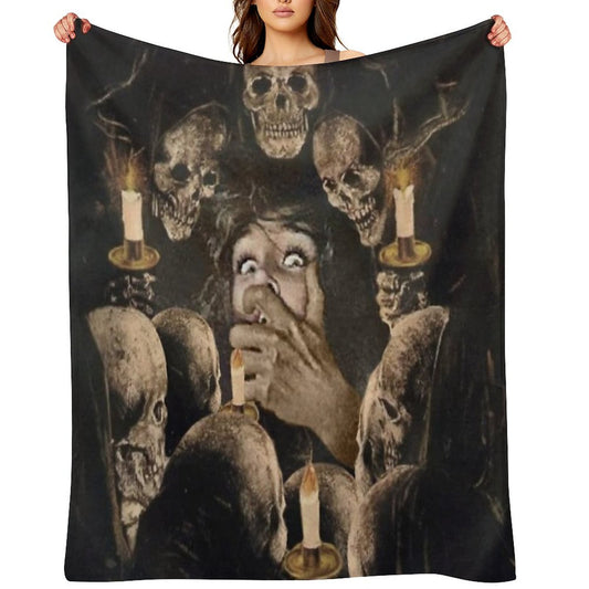 DARK VIGIL⠀ Throw Blanket