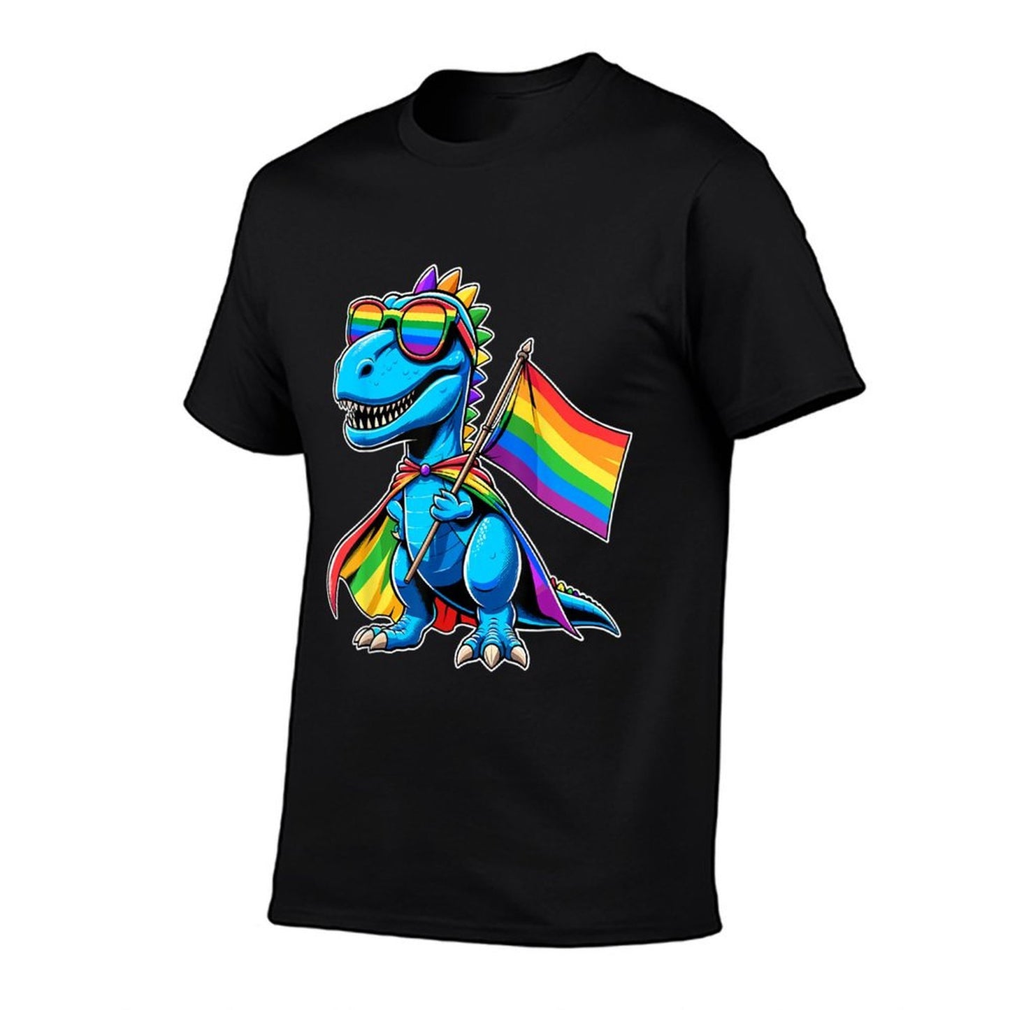 Dinosaur Gay Pride LGBT Rainbow  Vintage-inspired T-Shirt