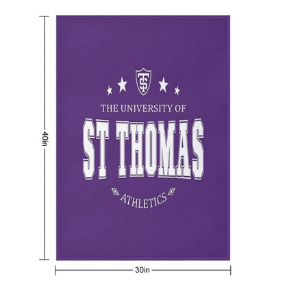University Of St Thomas Throw Blanket