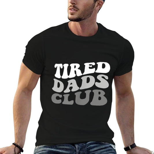 Tired Dad Club Playmat Car Race Track Dad Father's Day  Polyester Blend T-Shirt