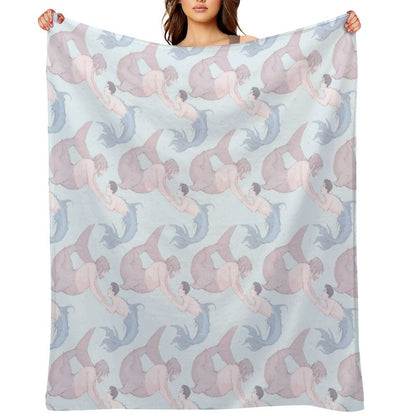Hankcon Mermay Throw Blanket