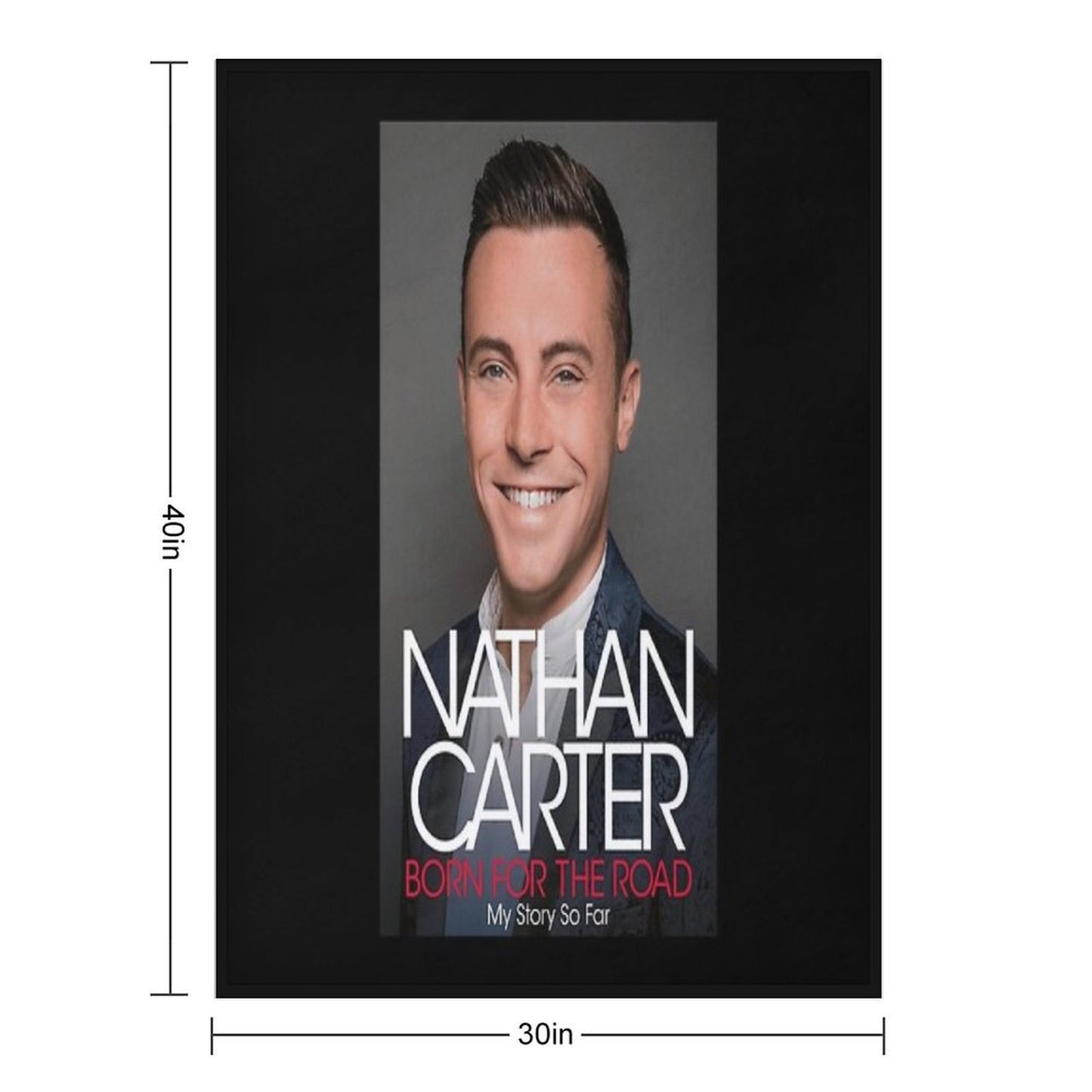 Nathan Carter Classic . Throw Blanket