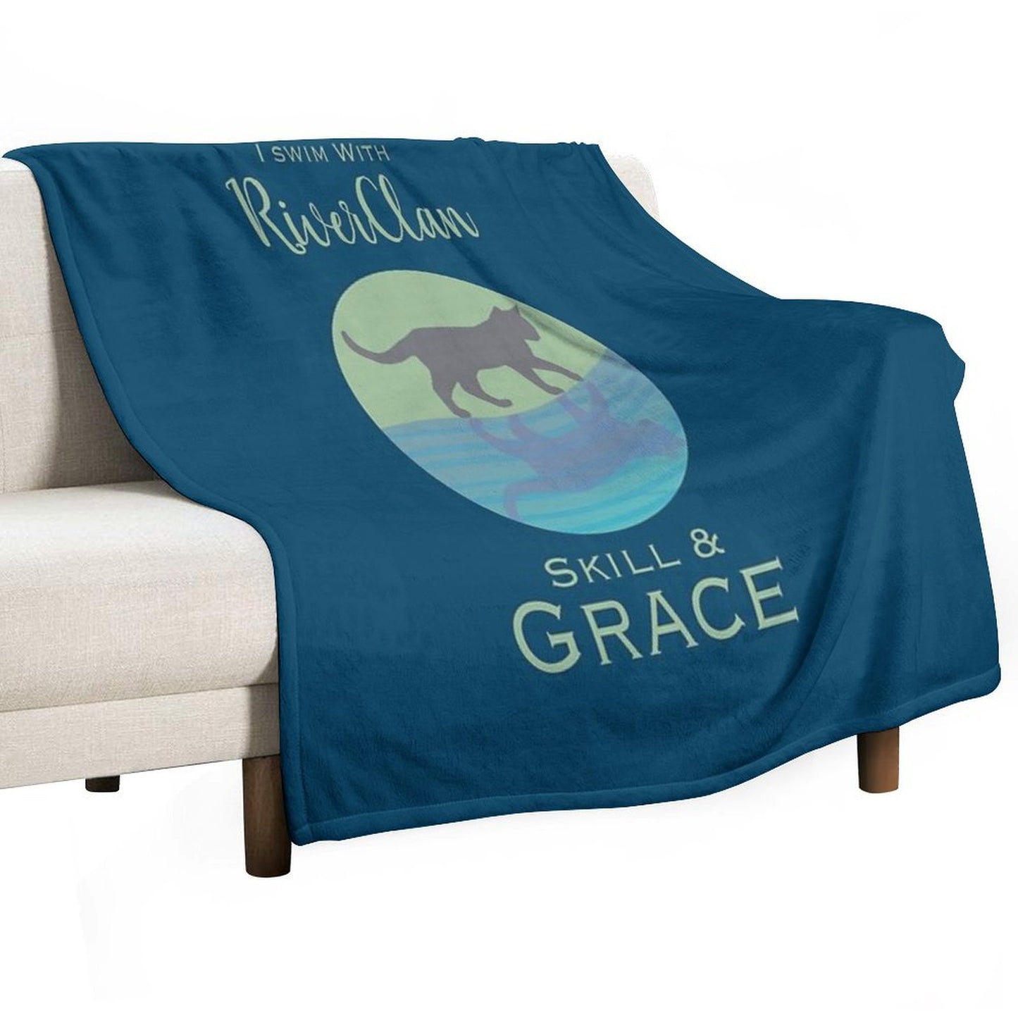 RiverClan Pride Throw Blanket