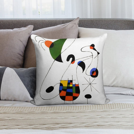 Joan-miro74623-prints Soft Style Accent Throw Pillow