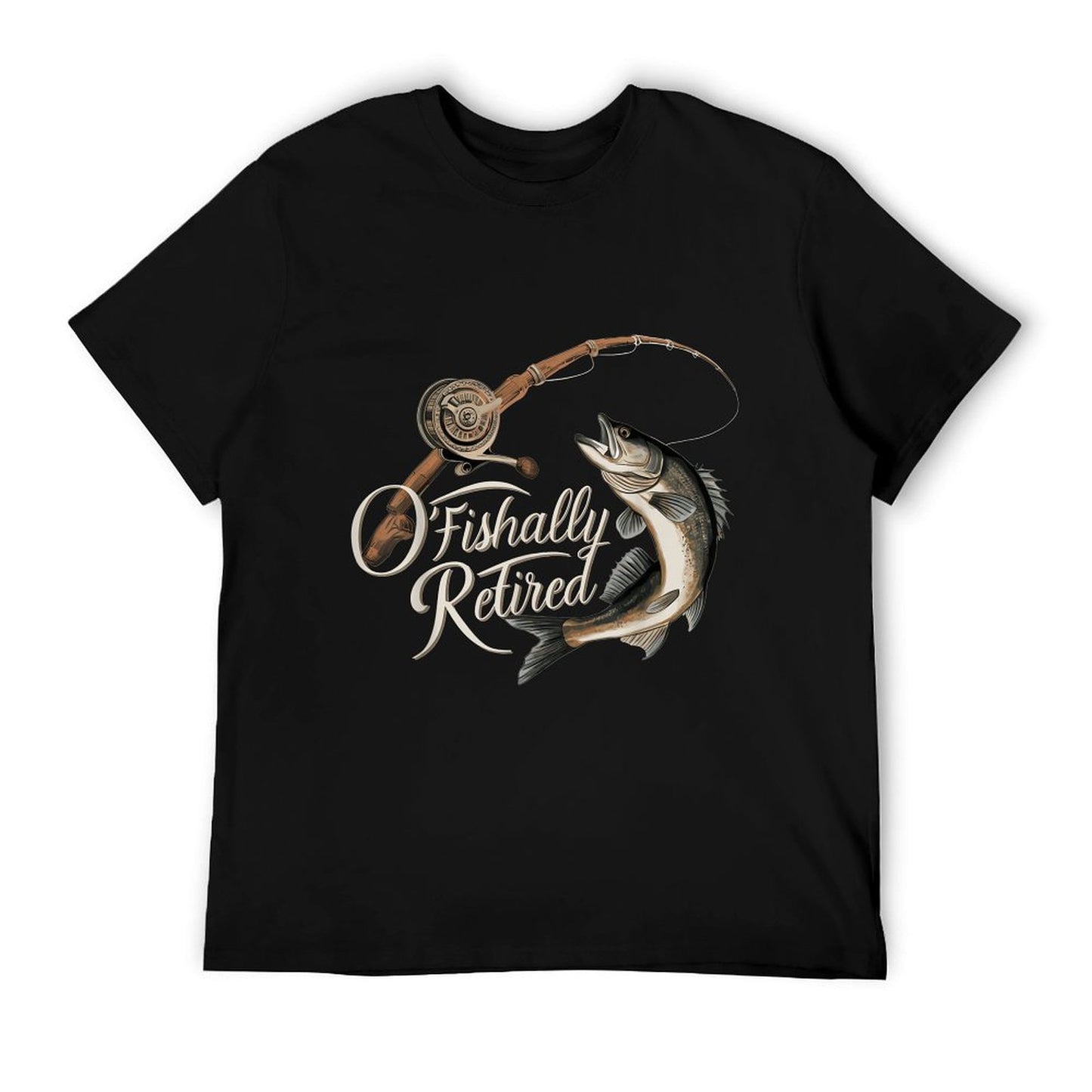 Ofishally Retired Fishing O-Fish-Ally Retired Fisherman Men T-Shirt