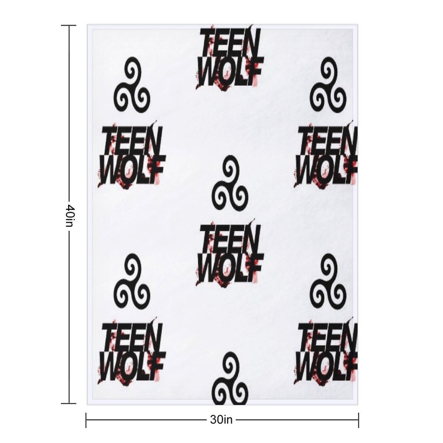 Teen Wolf Throw Blanket