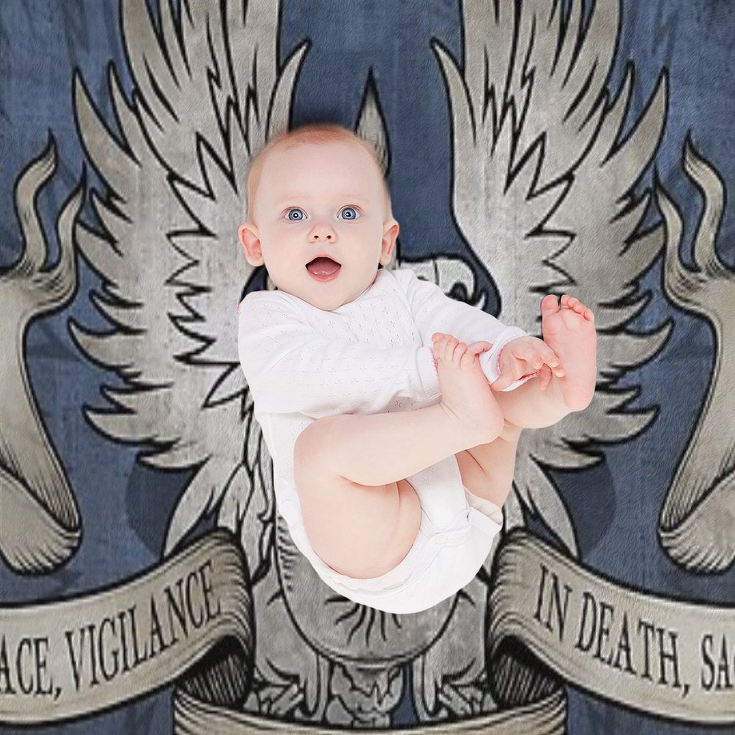 Dragon Age Grey Warden Motto Throw Blanket