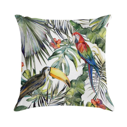 TROPICAL JUNGLE Soft Bedroom Essential Throw Pillow