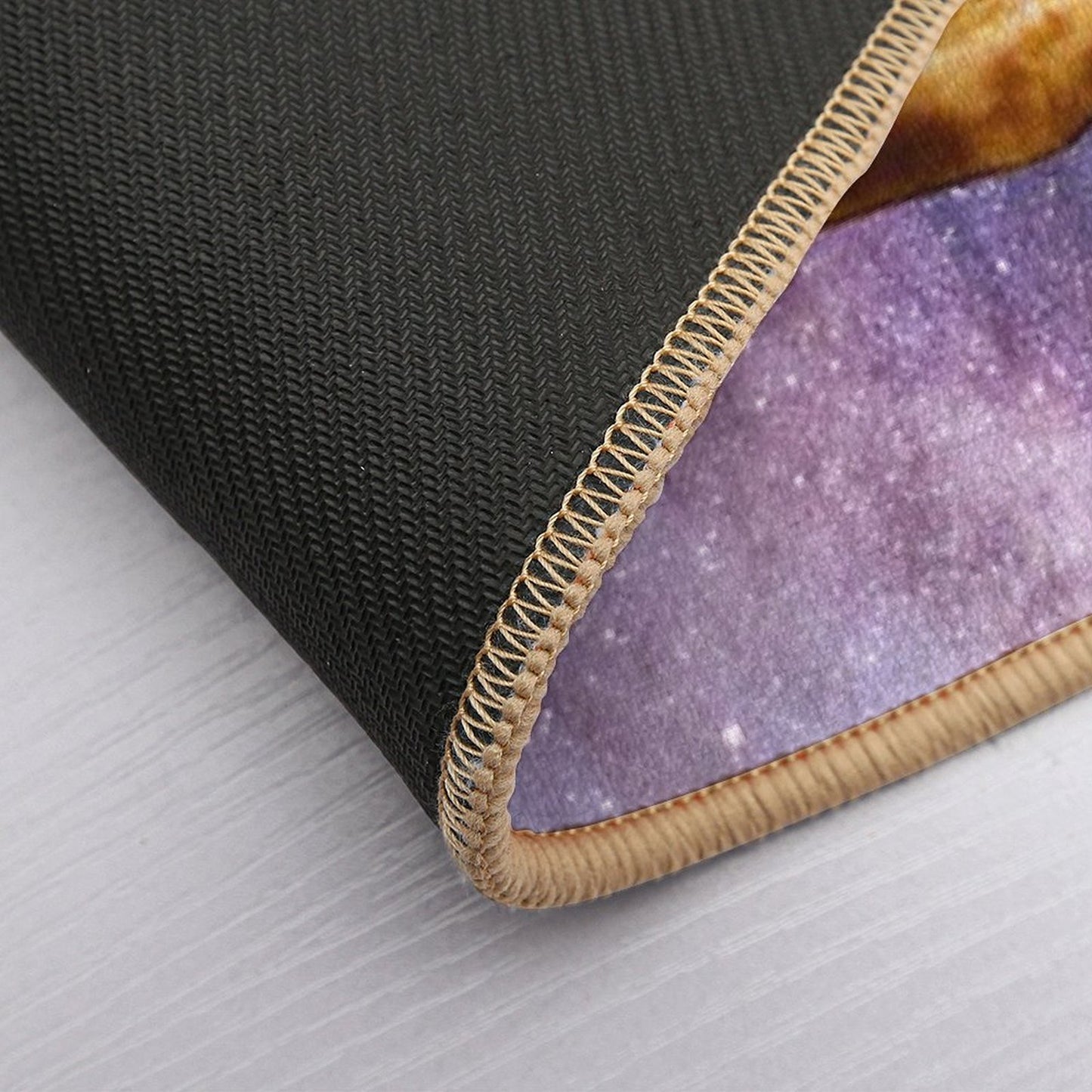 Pizza Cat in Space  Anti-Trip Bath Mat