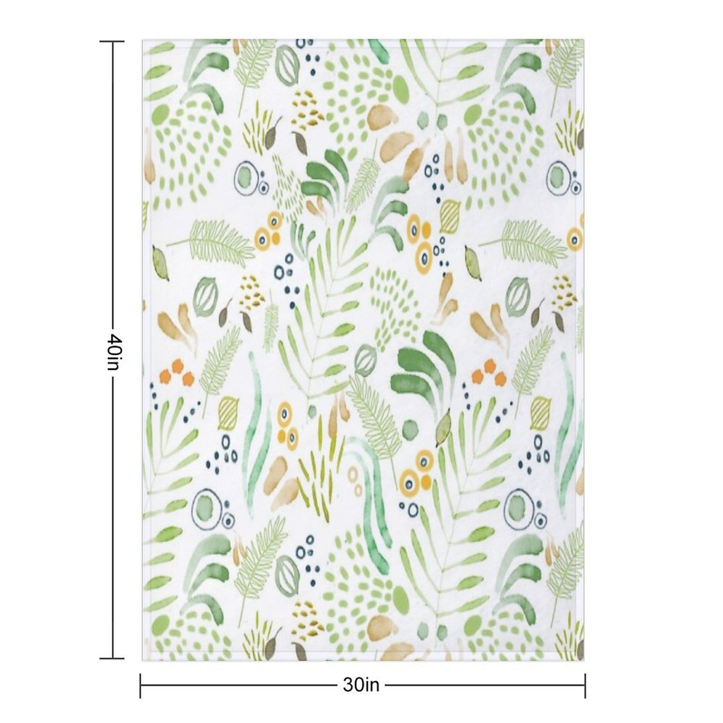 Lovely Green Throw Blanket