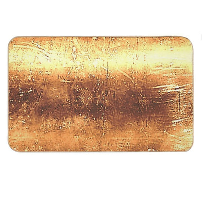 Metal Gold Colors Bath Mat