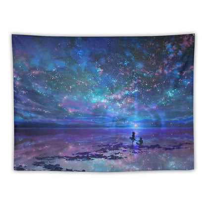 Ocean, Stars, Sky, And You Tapestry