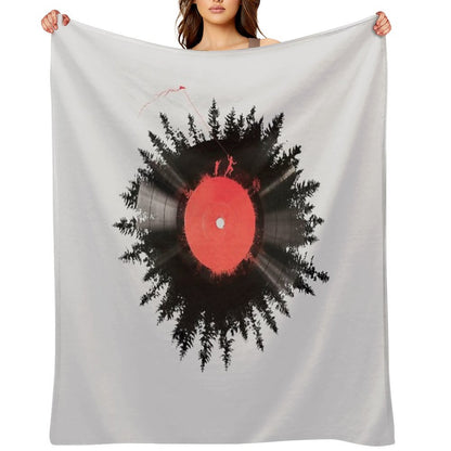 The Vinyl of My Life Throw Blanket
