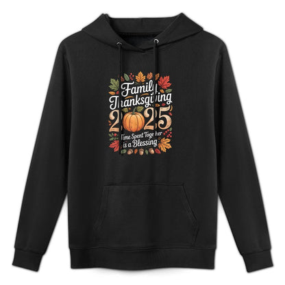 Family Thanksgiving 2025 Thanksgiving Crew Matching Fall Machine Washable Hoodie