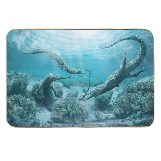 Mystriosuchus Steinbergeri Bath Mat