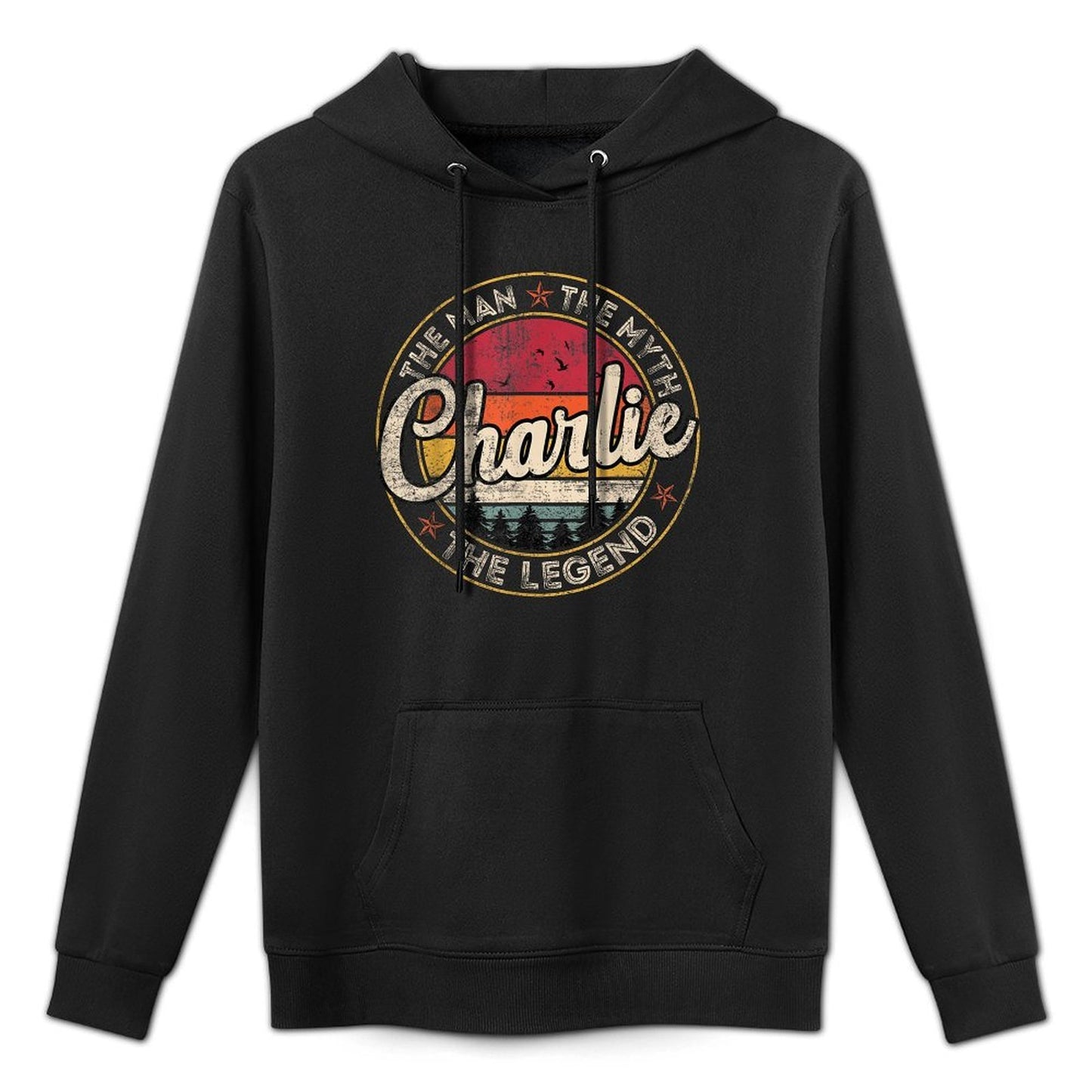 Charlie The Man The Myth The Legend Personalized Name Easy Care Hoodie
