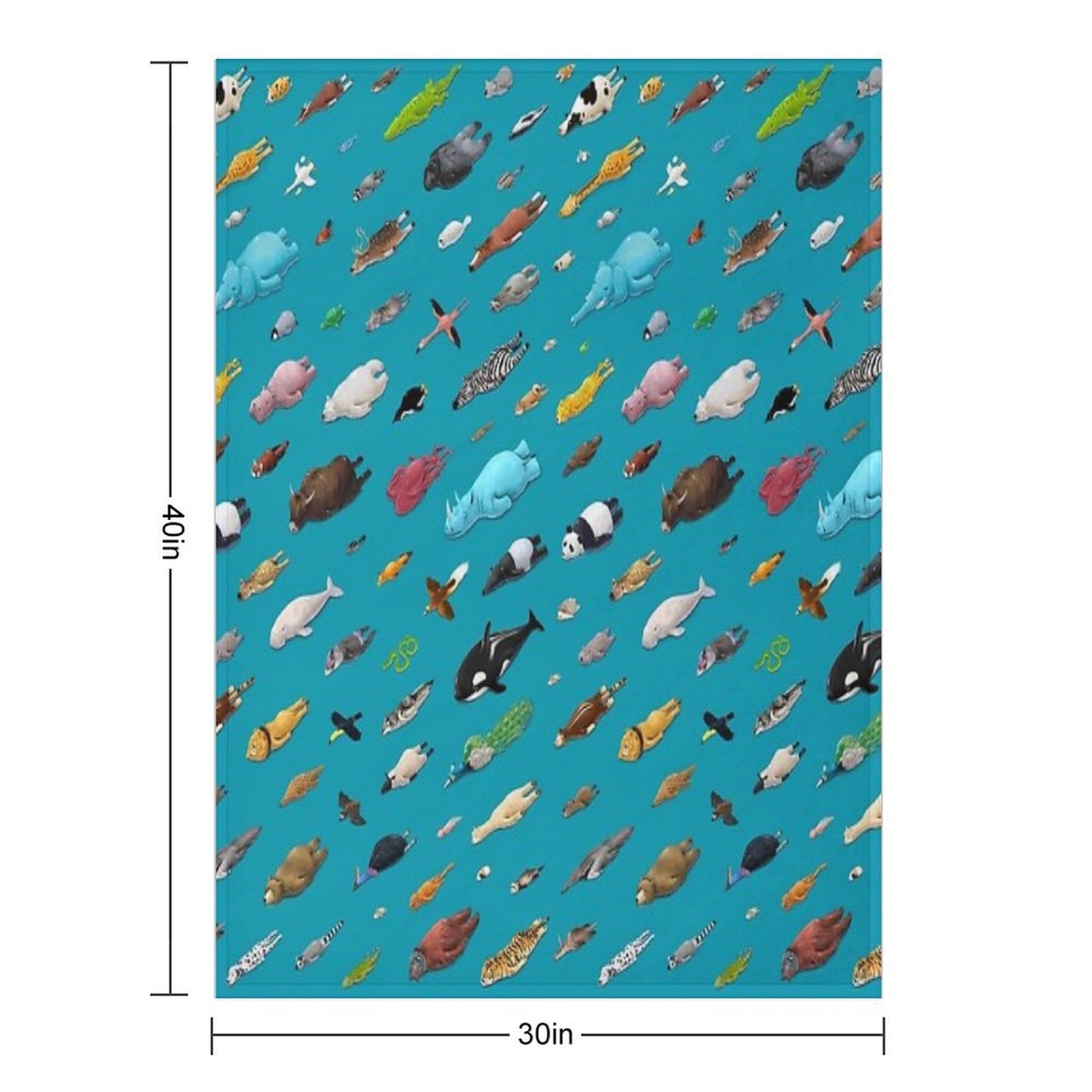 Sleeping Animals Throw Blanket