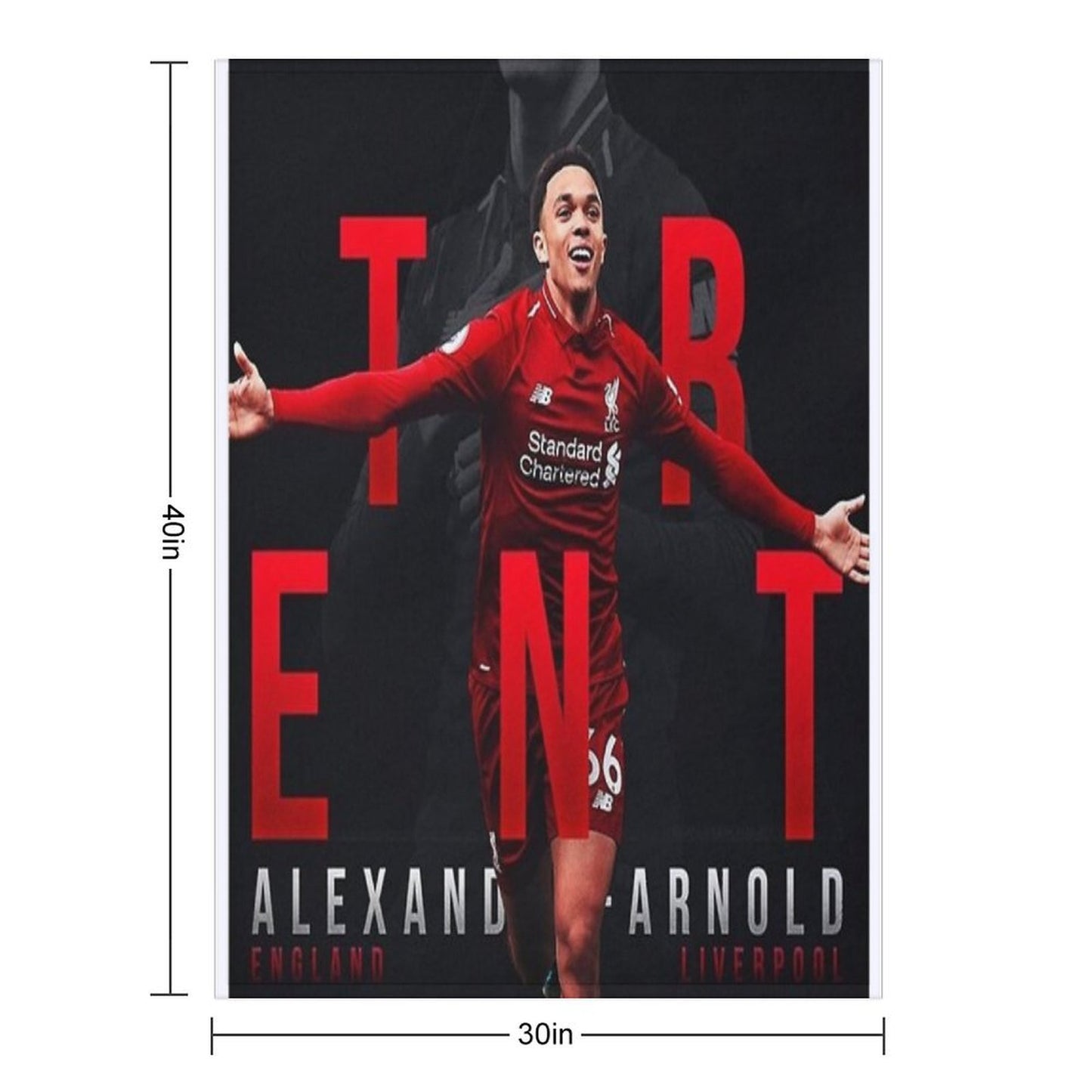 Trent Alexander-Arnold Throw Blanket