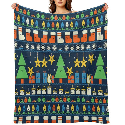 Merry Christmess Throw Blanket