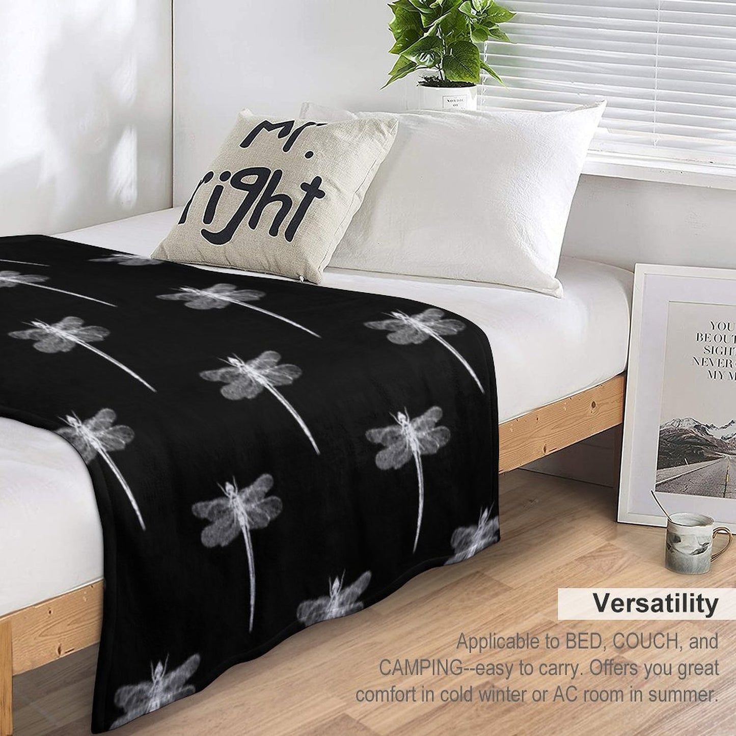 Dragonfly Throw Blanket