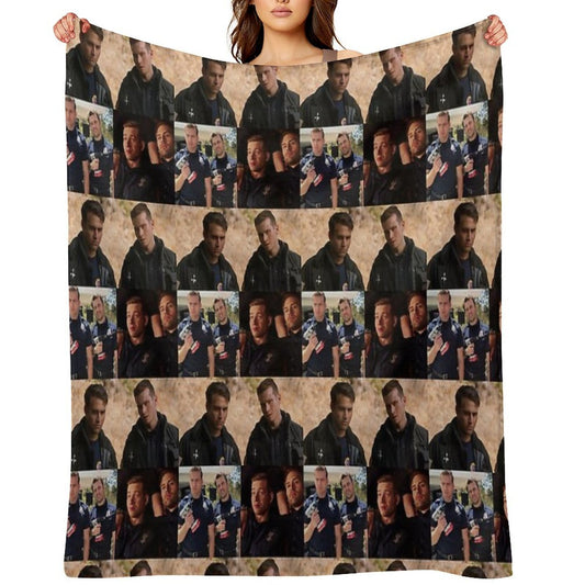 Buddie Collage Throw Blanket