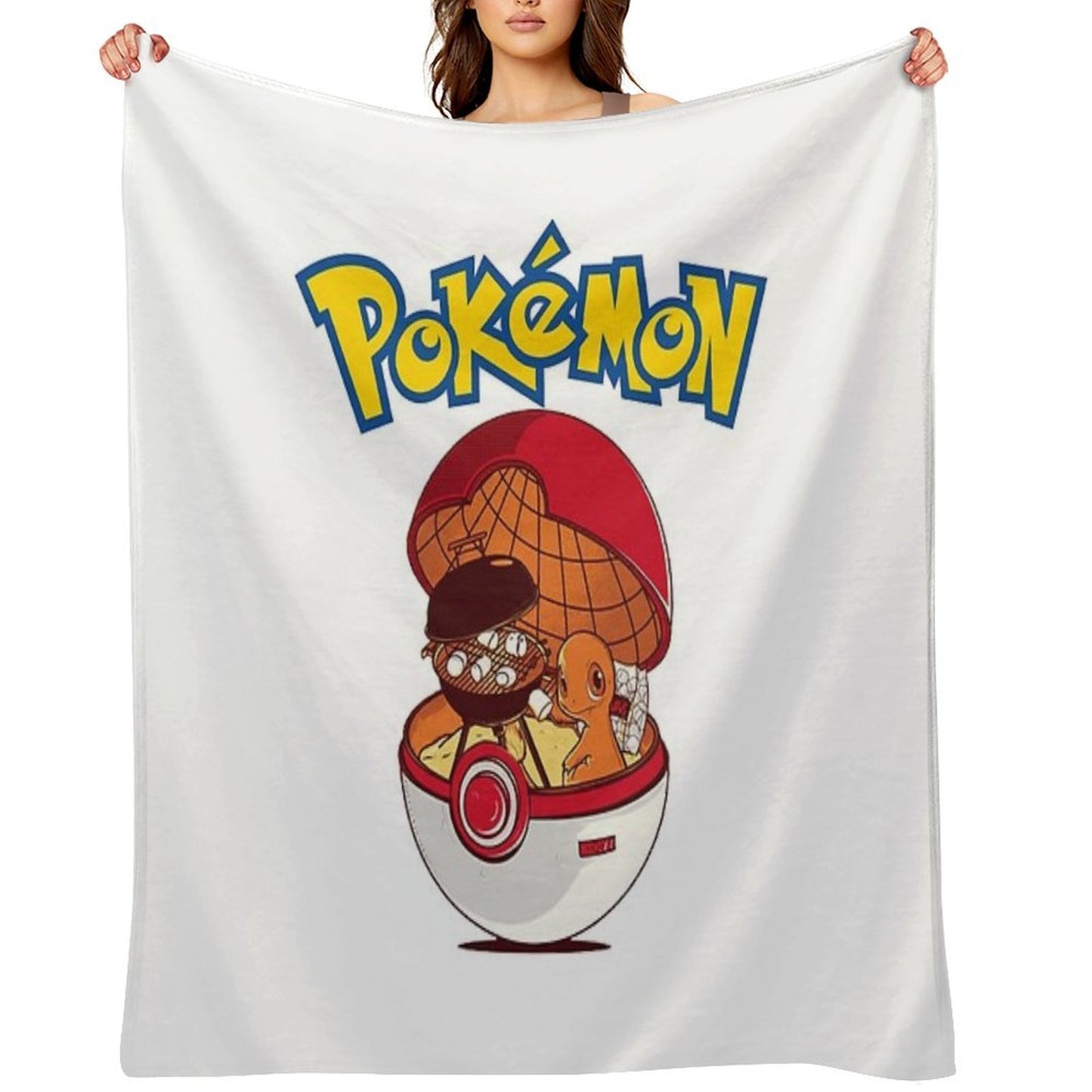 Red Ball Throw Blanket