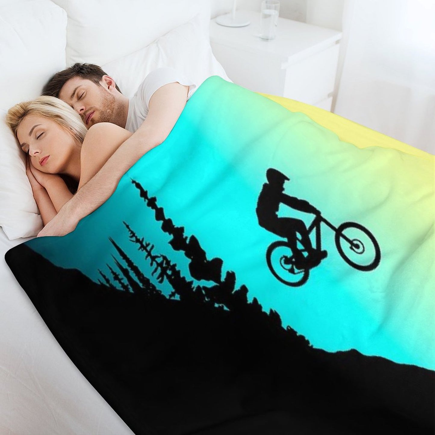 MTB Colors Throw Blanket