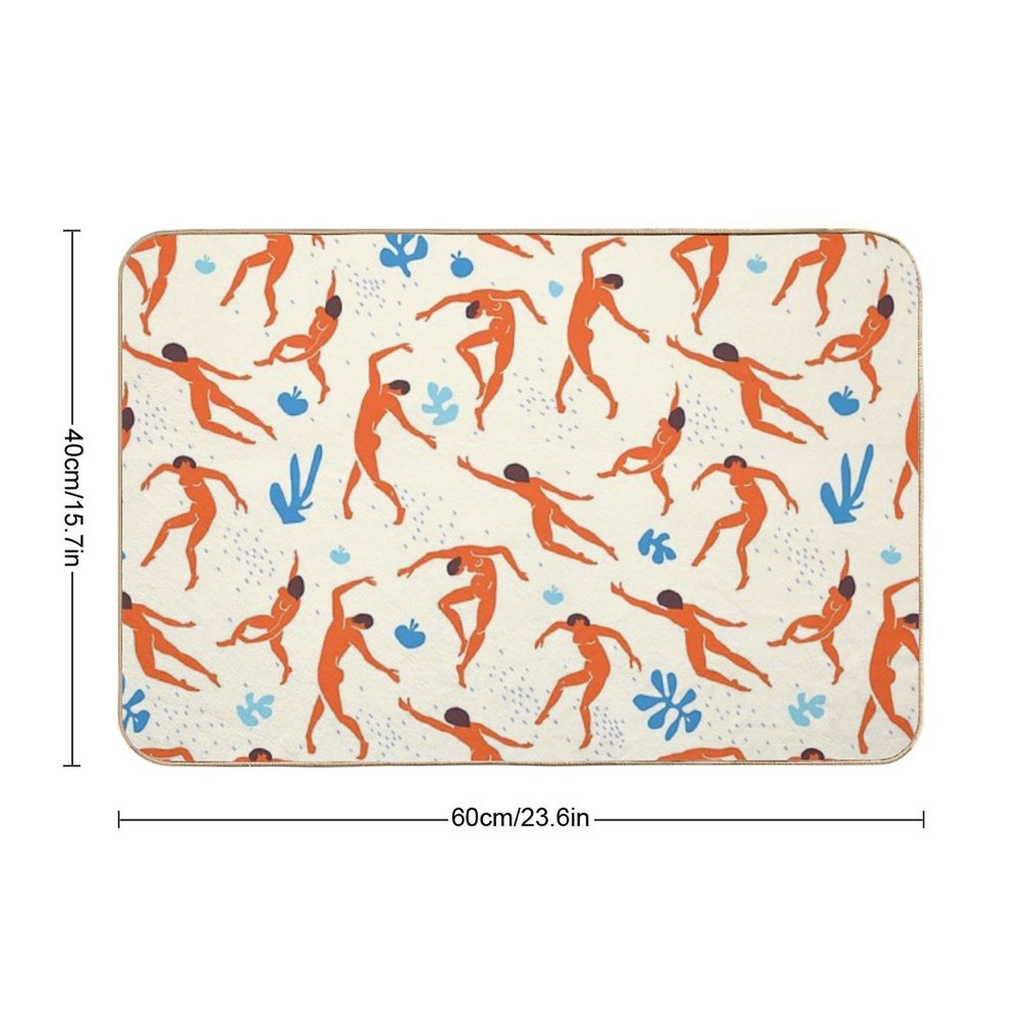 Dancers - Inspired by Matisse Bath Mat