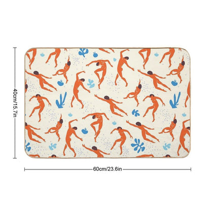 Dancers - Inspired by Matisse Bath Mat