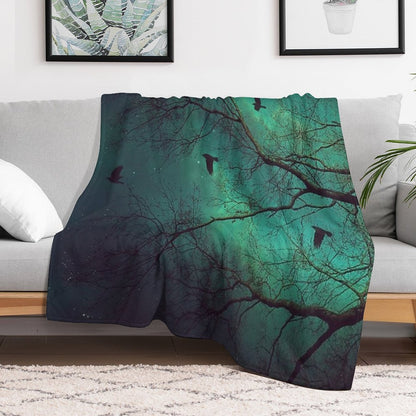 Where Dusk Meets Dawn II Throw Blanket