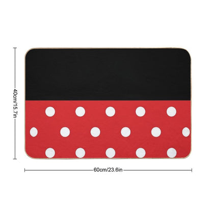 It All Started with Three Circles - Skirt Bath Mat