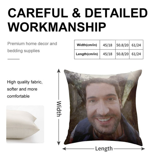 Miranda Gary Pillow Linen Throw Pillow Cover