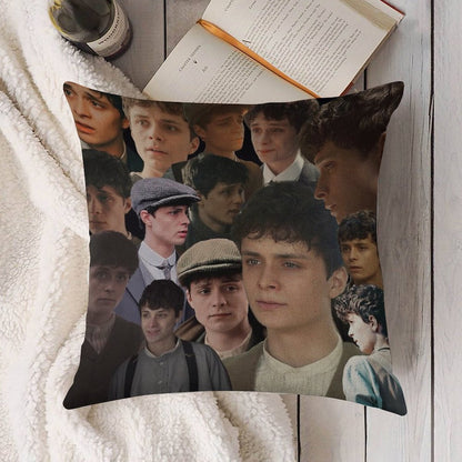 Gilbert Blythe Collage Linen Throw Pillow Cover