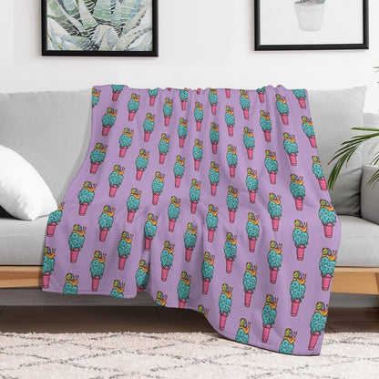 Crazy Snail Cone Throw Blanket