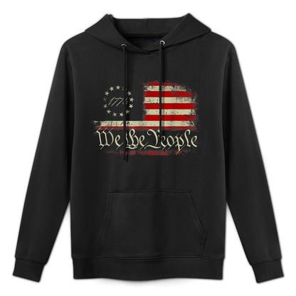 4th Of July We The People American 1776 Old American Moisture-Wicking Hoodie