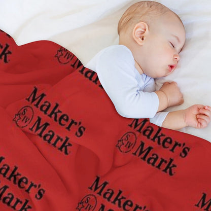 Maker's Mark Bourbon Throw Blanket