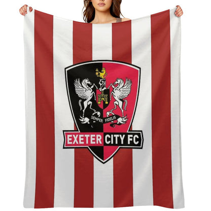 Exeter City FC Throw Blanket