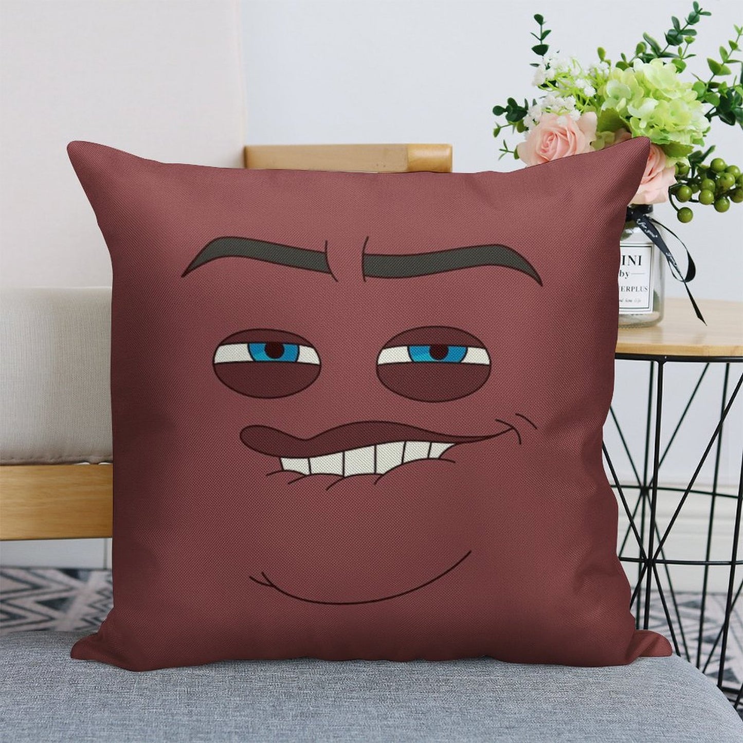 The Sensual Cushion Linen Throw Pillow Cover