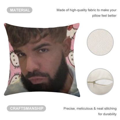 BBL Drake Linen Throw Pillow Cover