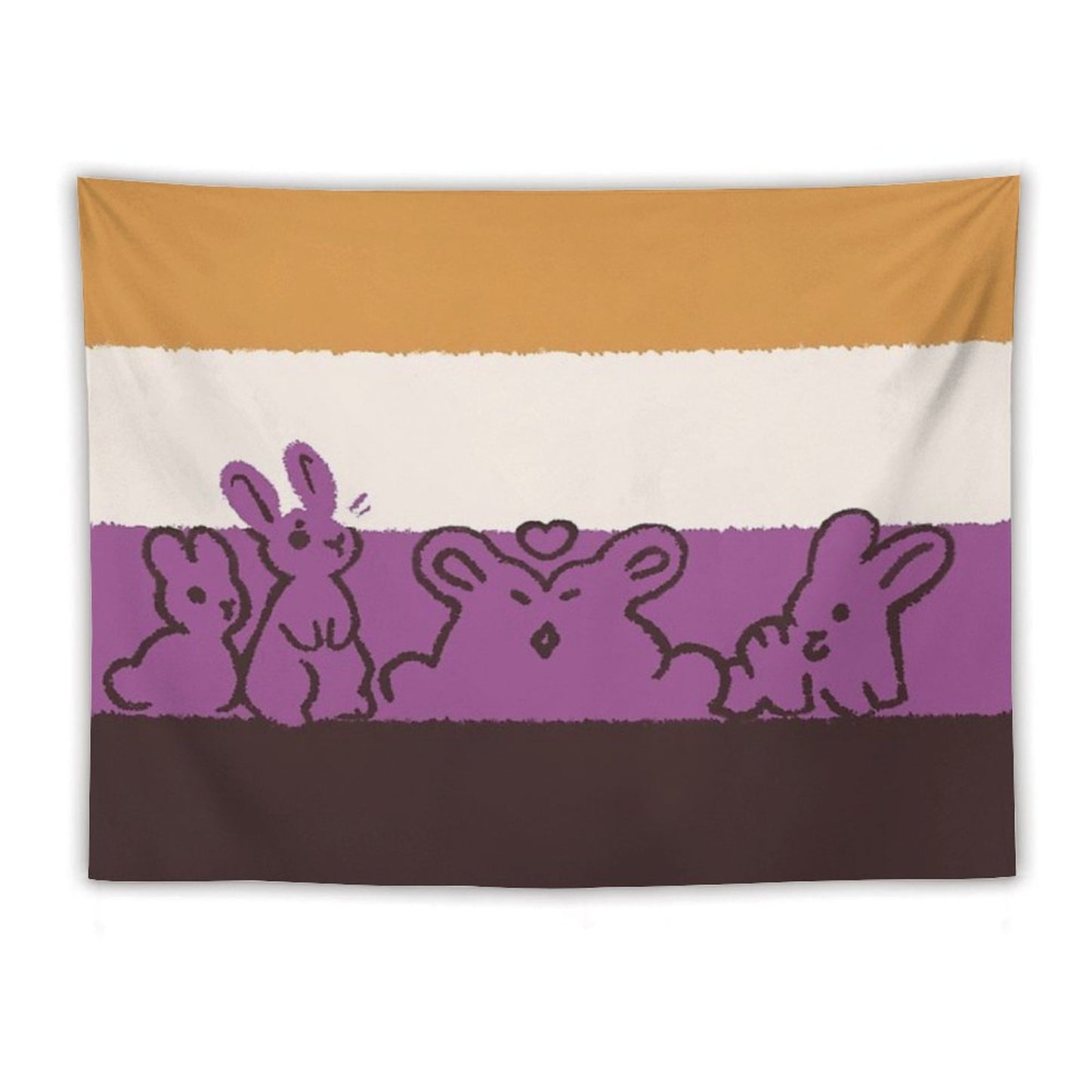 NB Flag Bunnies Tapestry