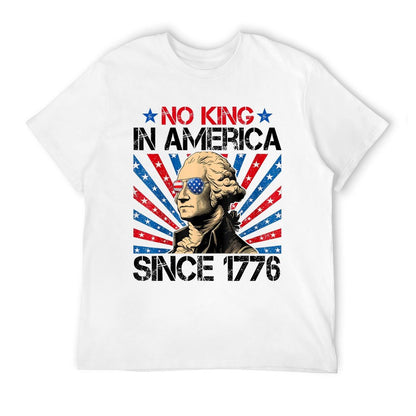 No Kings in America Since 1776 Distressed Vintage USA  Durable T-Shirt