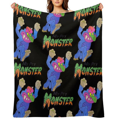 My Pet Monster Throw Blanket