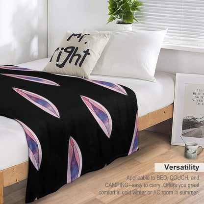 Galaxy Vulva Throw Blanket