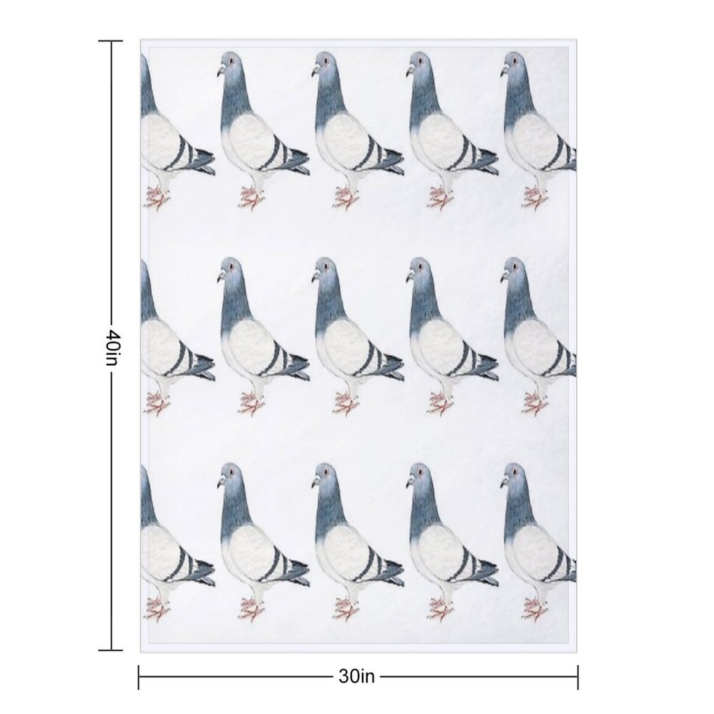 Pigeon Throw Blanket