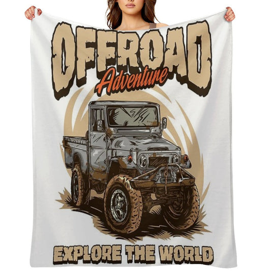 Toyota Land Cruiser FJ45 Pickup Throw Blanket