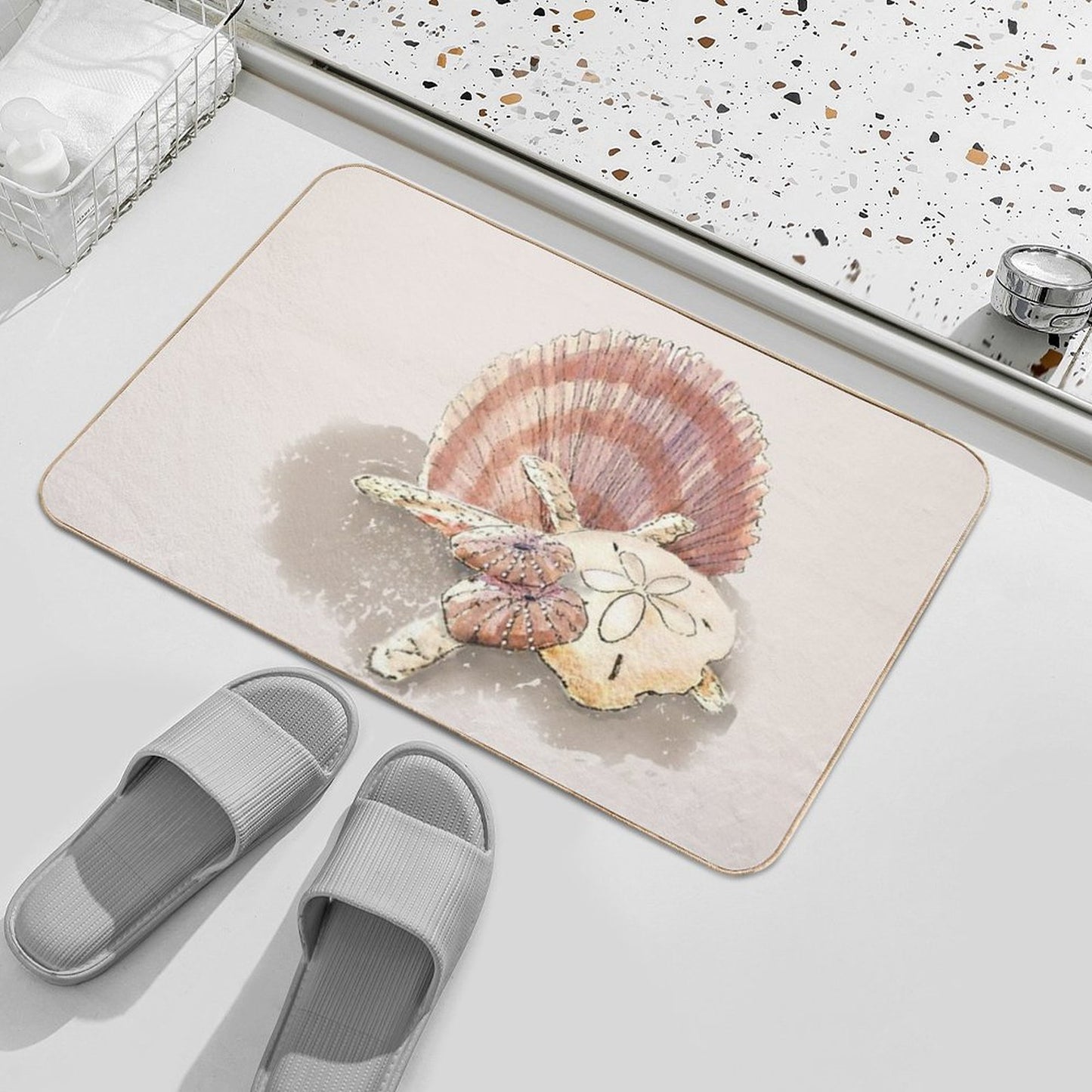 JO24 141 By The Sea Bath Mat